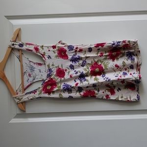 Floral print tank top